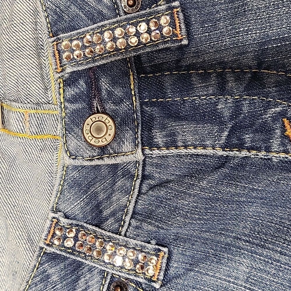 bebe Light Blue Boot Cut Jeans - Picture 3 of 7